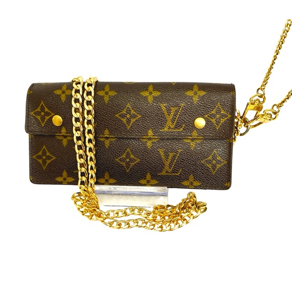 Louis Vuitton Handbags - Louis Vuitton Portefeuille Accordion Long Wallet w/ LV Chain